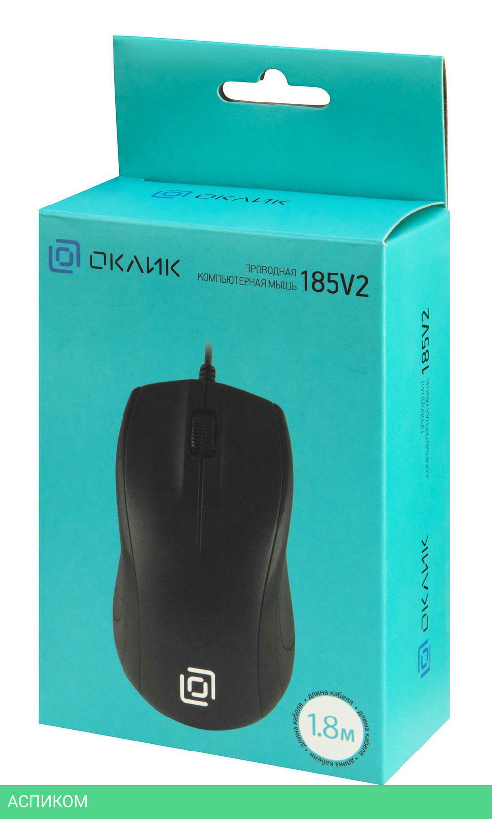 Мышь Oklick 185V2 черный