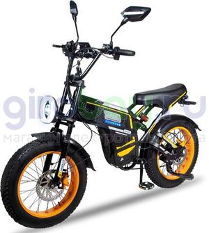 Электровелосипед Minako APEX (48V/20Ah) - Желтый фото №1