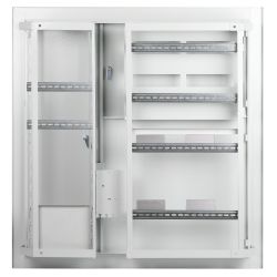 Корпус металлический встраиваемый ЭРА SIMPLE ЩЭ-4 (1000х960х140) 4-х квартирный IP31 УХЛ3 серый | Электротовары