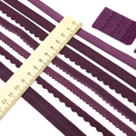 Резинка отделочная с фестончатым краем СЛИВА, 10мм