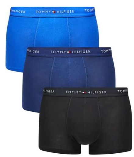 Боксерки теннисные Tommy Hilfiger Signature Cotton Essentials 3P - blue/navy/black