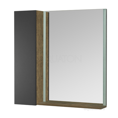 Шкаф навесной AQUATON модуль Терра 24 дуб кантри, антрацит 1A247403TEKA0