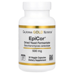 California Gold Nutrition, EpiCor®, сухой дрожжевой ферментат, 500 мг, 30 растительных капсул