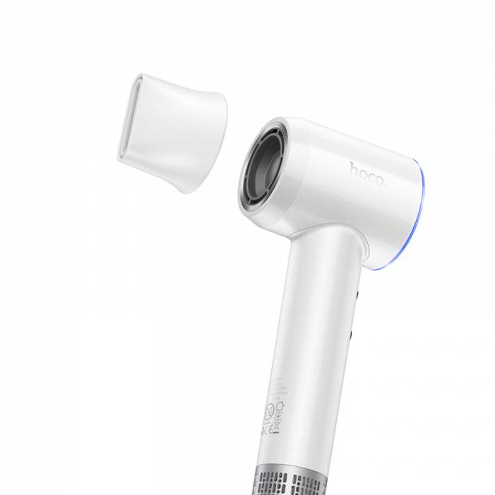 Фен для волос высокоскоростной Hoco HP19 (white)