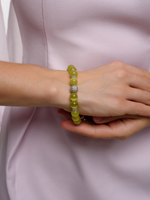 Браслет "Summer disco green" селенит