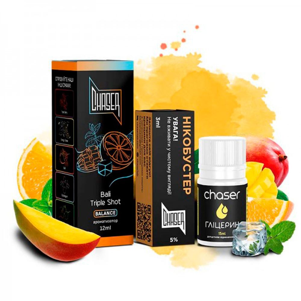 Chaser BLACK - Bali Triple Shot (30ml, 5% nic)