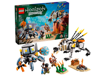 Конструктор Лего Харизон Элой и Варл против Скараба и Пилозуба | LEGO Horizon Aloy & Varl vs Shell-Walker 77037 768 д 9+