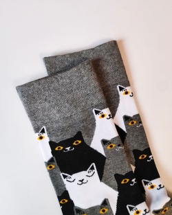 Носки р.35-40 "Cute Animals" Котики и Кошечки
