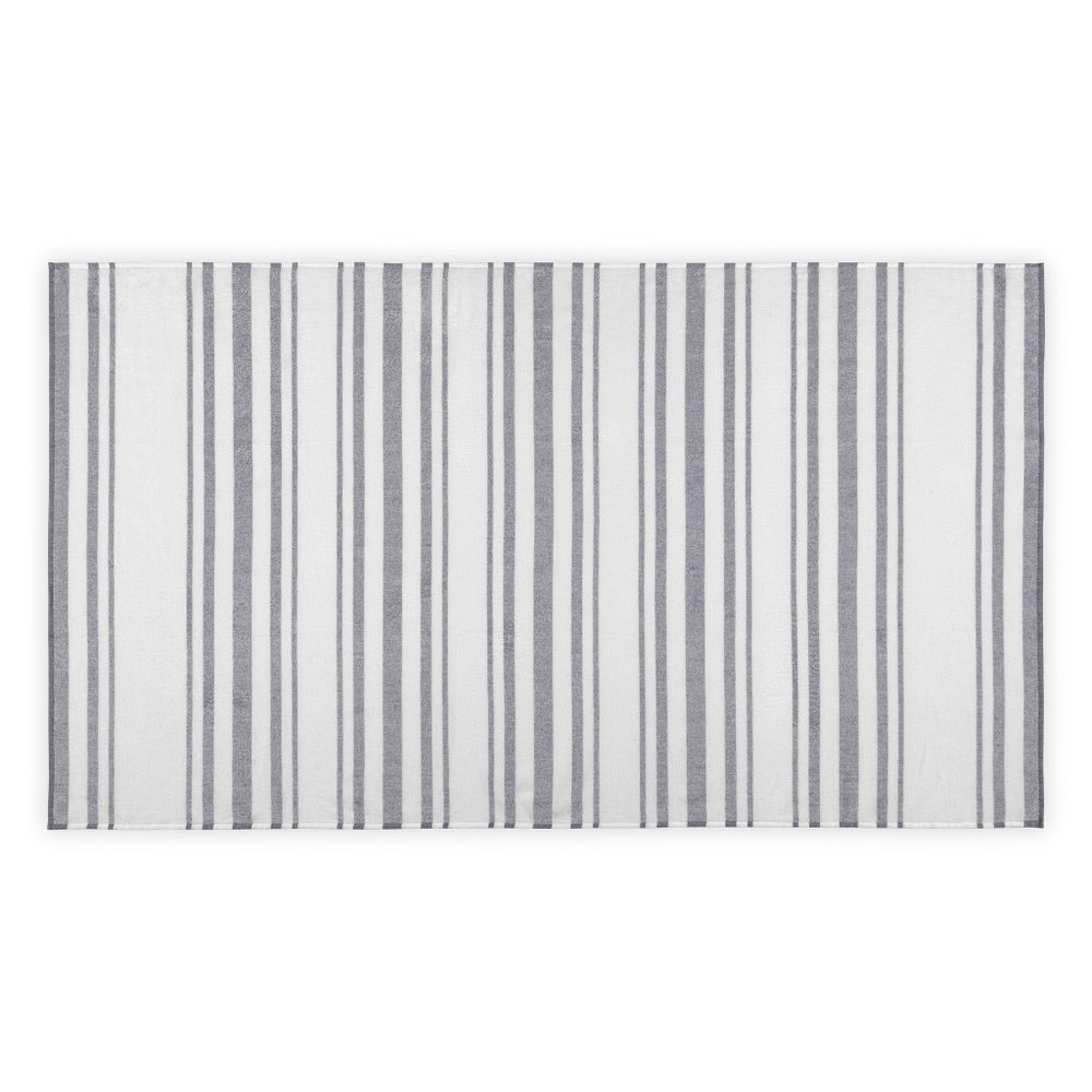 Полотенце пляжное 100х180 L'appartement Otto White/navy белый/синий