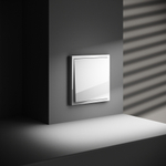 Проходной переключатель встраиваемый VOLTUM S70 одноклавишный 10А, (белый глянцевый)