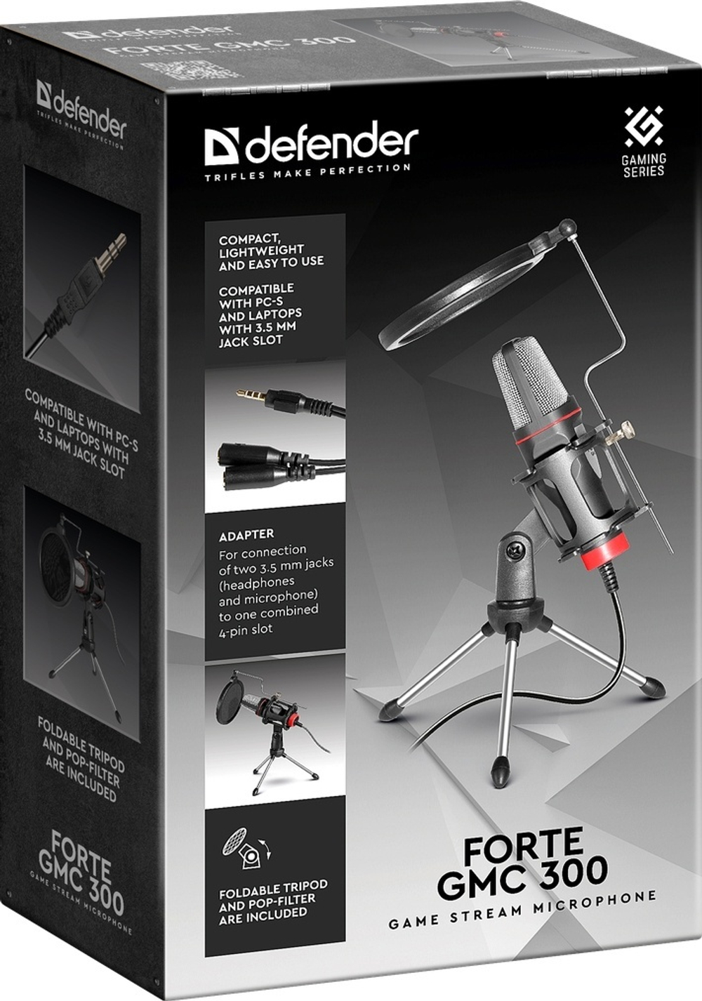 Микрофон Defender Forte GMC 300 64630 черный