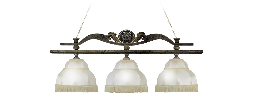 Лампа "Лео II" 3 плафона - клен