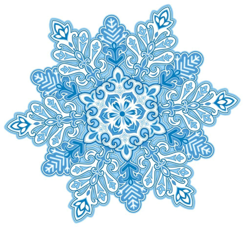 Украшение на скотче УСБ-022 Украшение на скотче (большое) Снежинка 46500