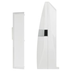 Звонок дверной ЭРА C81 беспроводной белый с серебром 6 мелодий | Электрозвонки беспроводные