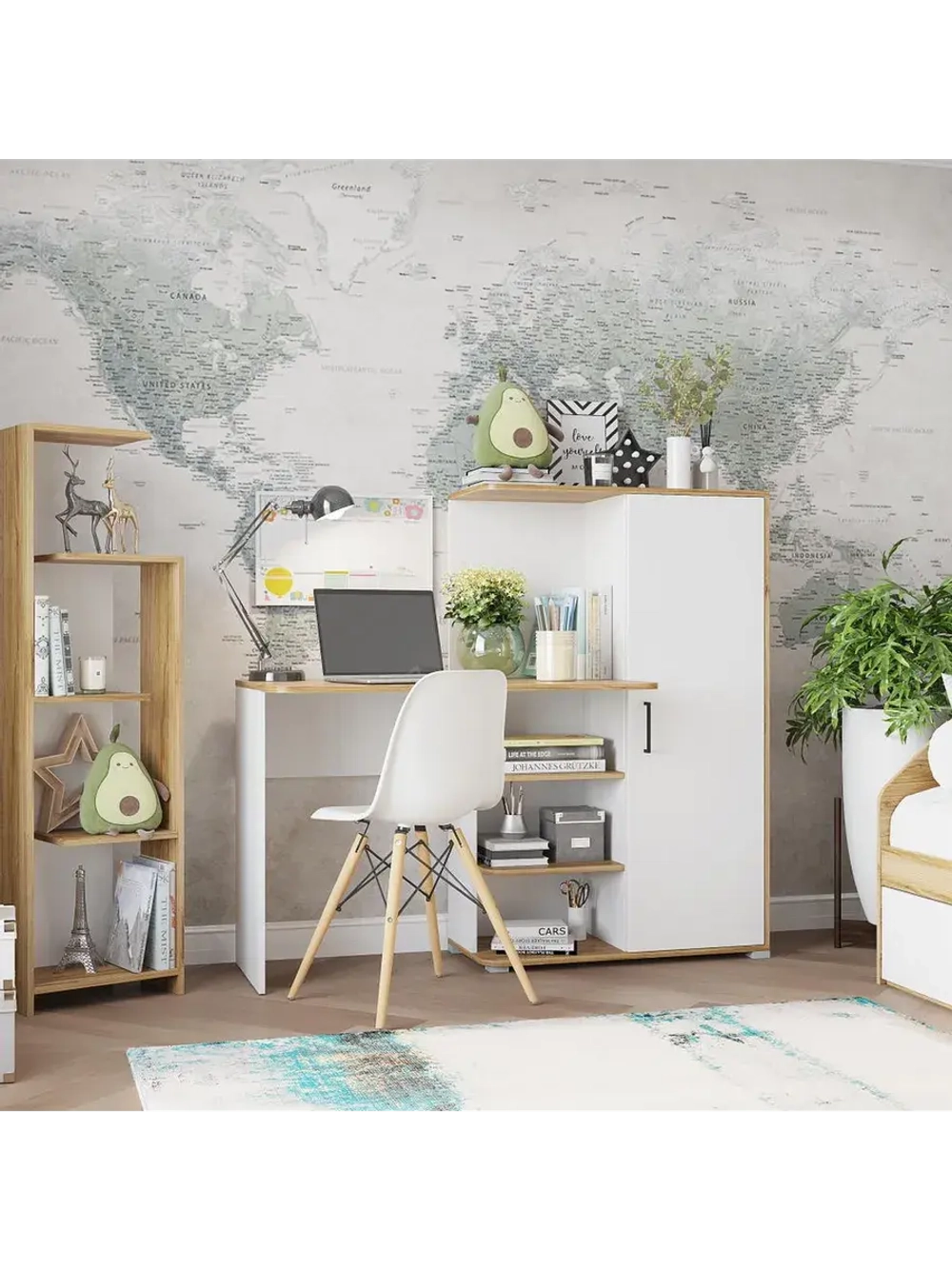 Стол письменный с ящиками 145х61,2х128,2 см