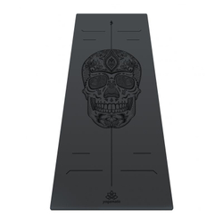 Каучуковый йога коврик для йоги Skull Grey 185*68*0,4 см