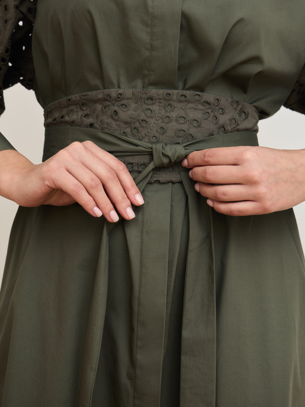 Платье кимоно ажурное