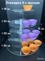 Этажерка 4-х ярусная