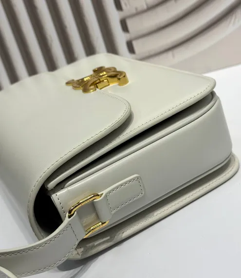Сумки CELINE CLASSIQUE TRIOMPHE из блестящей кожи