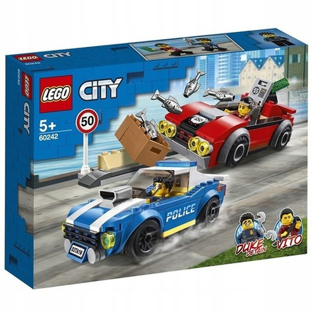 Конструктор LEGO CITY: АРЕСТ НА ШОССЕ 60242