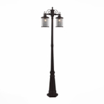 SL080.425.02 Светильник уличный наземный ST-Luce Темный кофе/Прозрачный, Темный кофе E27 2*100W LASTERO