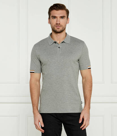 Поло Parlay 147 BOSS BLACK - серый(50467113)