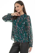 Блуза Волшебный шифон (грин) Diolche