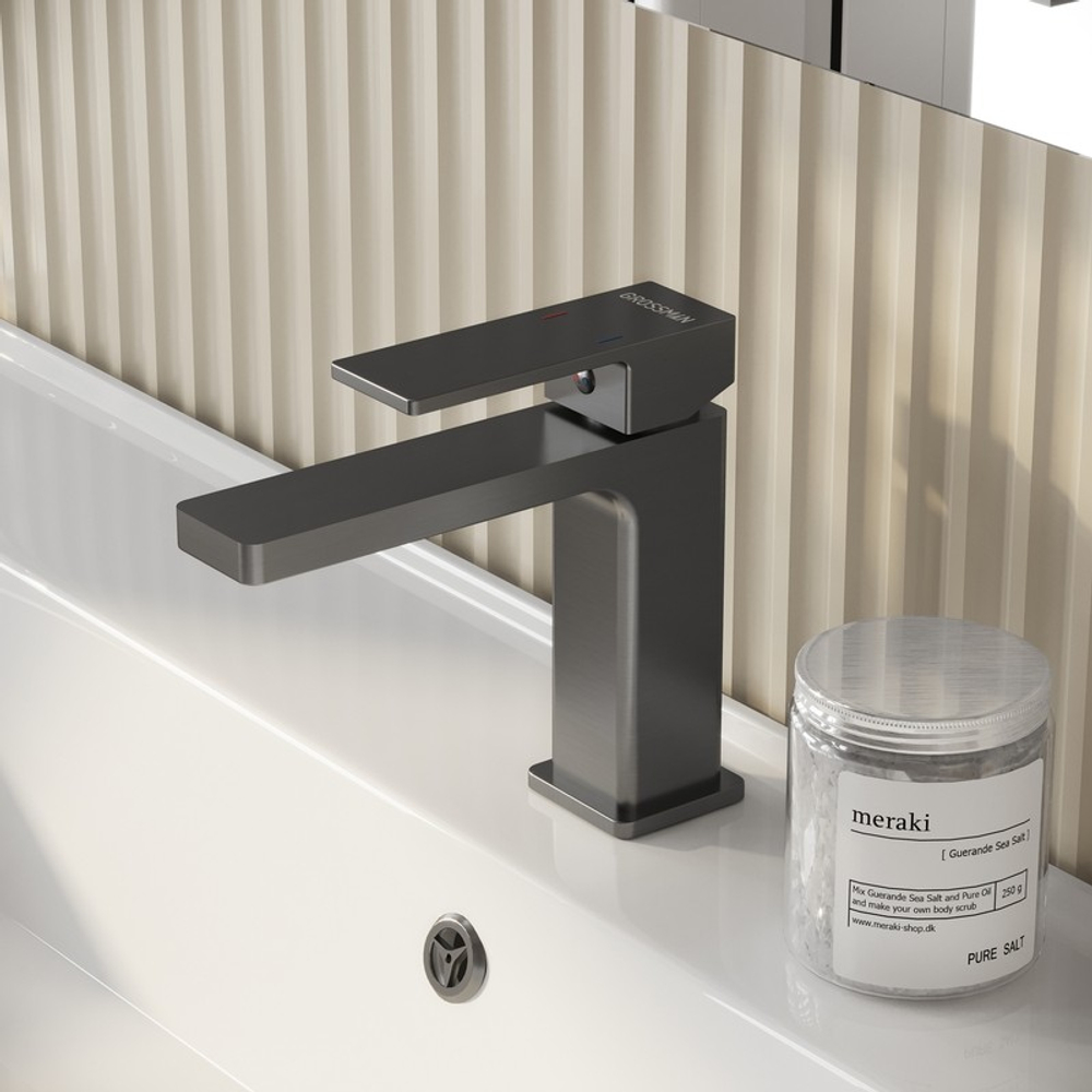 Смеситель для раковины Grossman Style 510.K35.05.420 графит сатиновый,1 место
