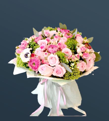 Авторский букет Розовый мёд