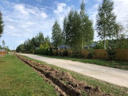 В центральной части «Романовского Парка» ведутся земляные работы по проекту ВОЛС