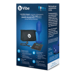 Синяя пробка для ношения с вибрацией 15см b-Vibe Vibrating Snug Plug 4 BV-015-NAV