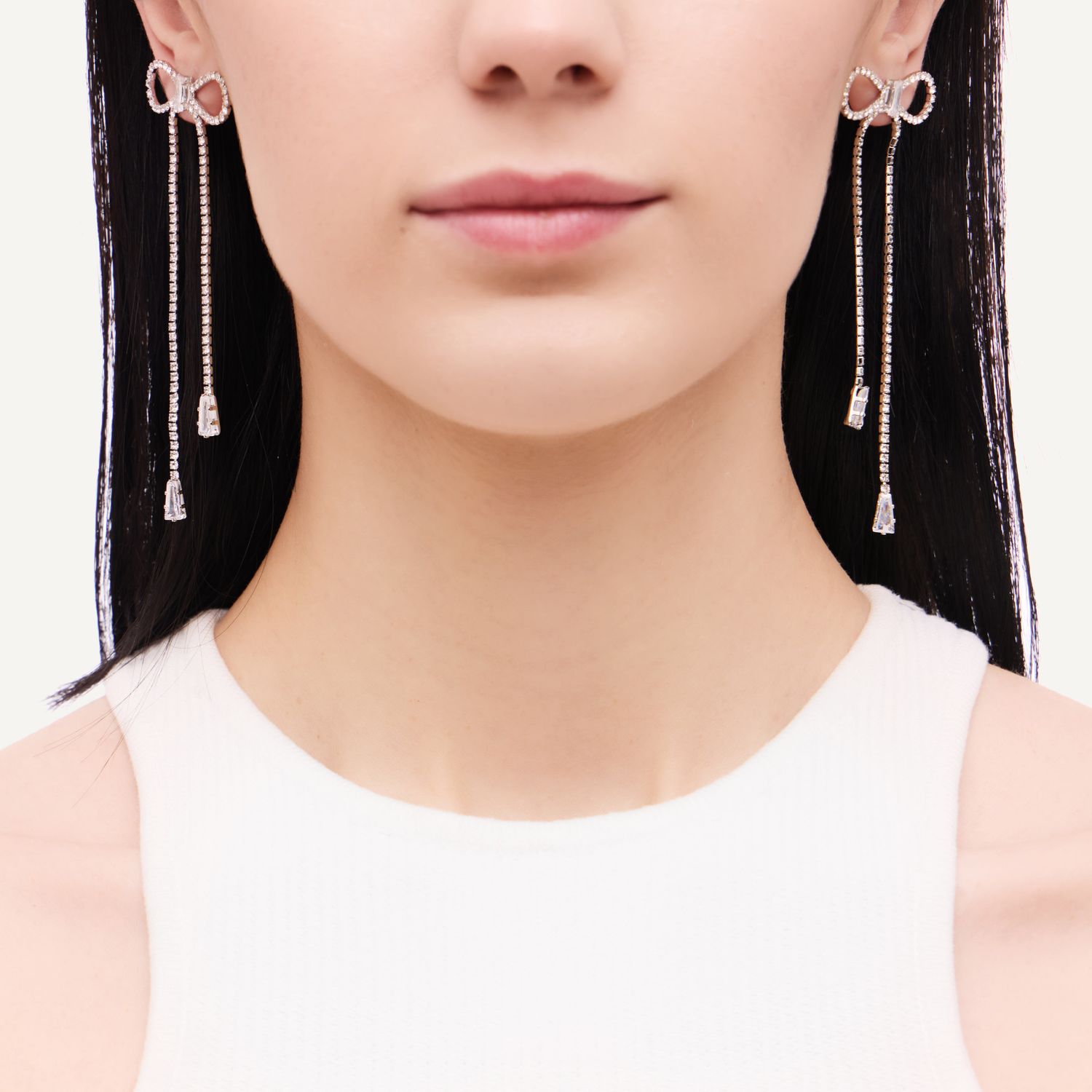 Серьги Diamond Nightfall Earrings - Silver