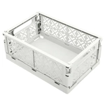 Ящик складной, 10,5 л., L, 334*250*155мм, белый, stocky