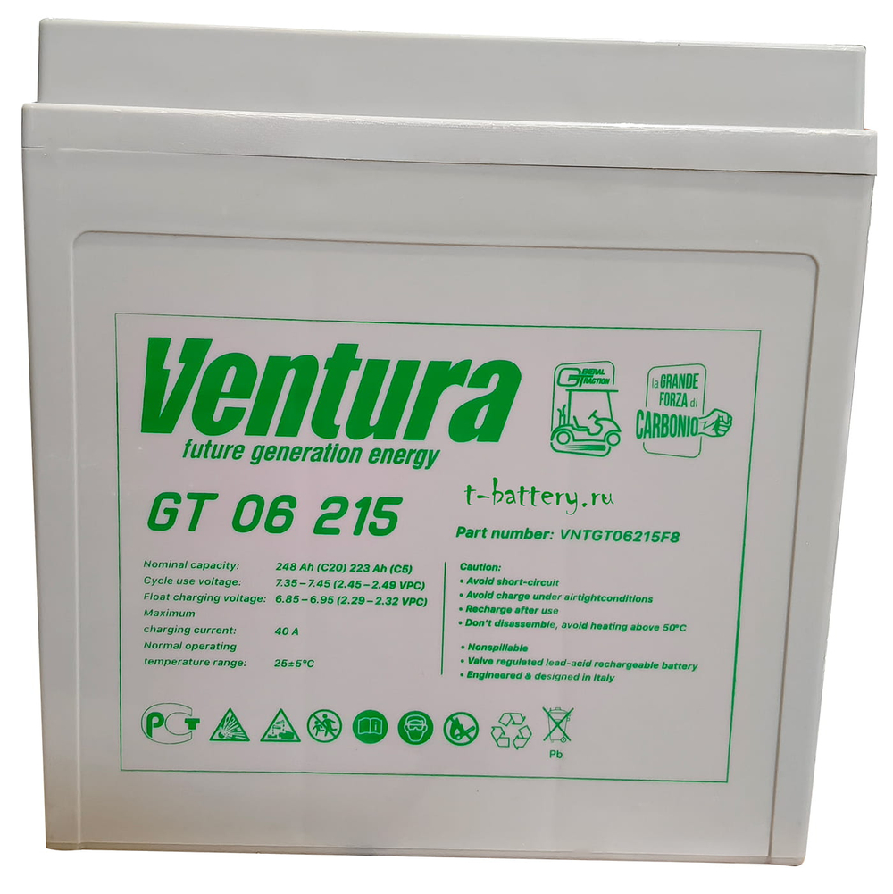 Тяговая аккумуляторная батарея Ventura GT 06 215 М8