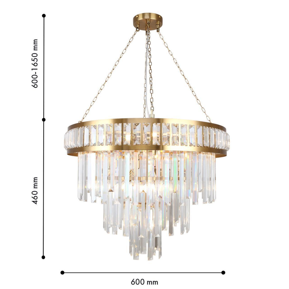 Подвесная люстра Favourite Preston 4732-12P