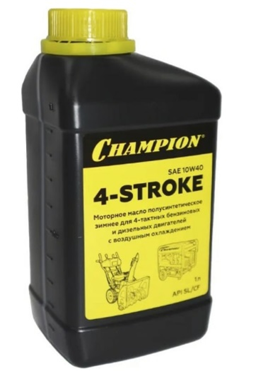 Масло 4Т полусинтетическое (1.0-литр, SAE 10W-40, API SL/CF) [Champion]