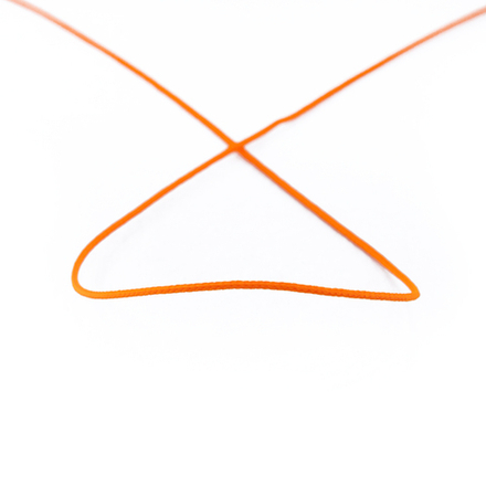 Шнур PEGA полиэстровый неоновый, цвет оранжевый, 1,1 мм, 50 м (10013090/080618/0008952/1_Чехия)