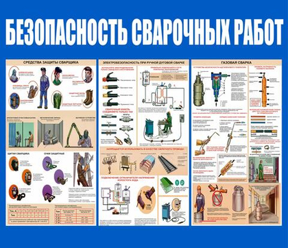 Информационный стенд "Безопасность сварочных работ"