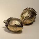 Сувенир Желудь (полирезин), H5,5x9,5см., золотой