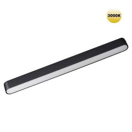 359240 SHINO NT23 178 черный Трековый светильник для низковольтного шинопровода IP20 LED 18W 48V 1080Лм 3000К SMAL
