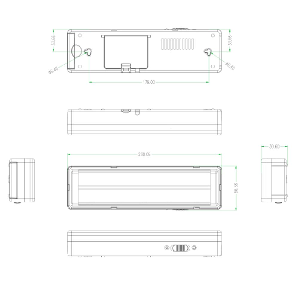 Аварийный светильник светодиодный ЭРА DBA-104-0-20 непостоянный 44LED 6ч IP20 | Светильники аварийные