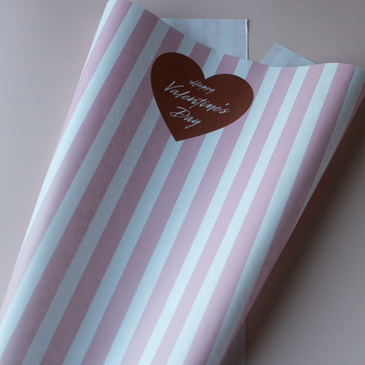 Бум-40 бумага (45х64 см) Happy Valentine's Day (цена за упаковку 20 листов)