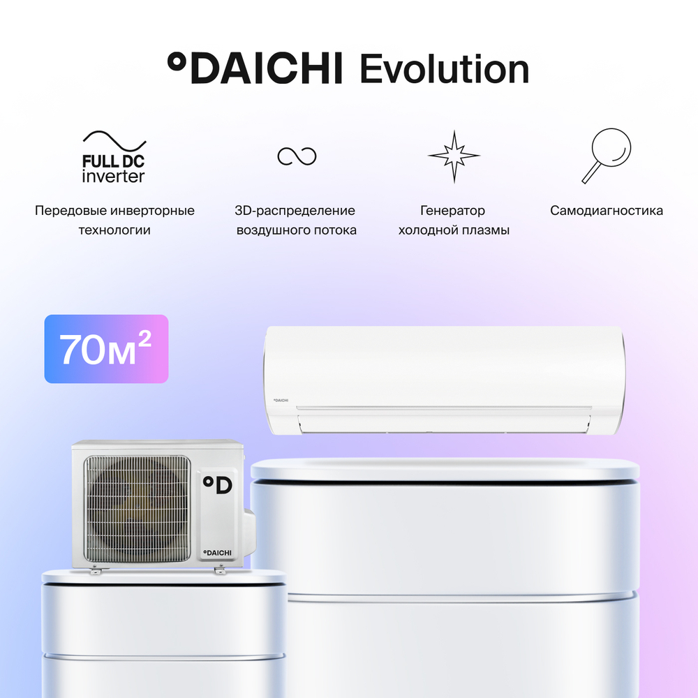 Сплит-система (тепловой насос) Daichi EVOLUTION Full DC Inverter