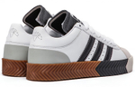 Alexander wang x adidas originals Superstar Skate White Black lightweight wrapping low-top sneakers for men and women in the same style black and white