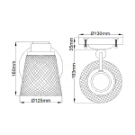 Бра для ванных комнат Quintiesse, Арт. QN-HUDSON1-BATH