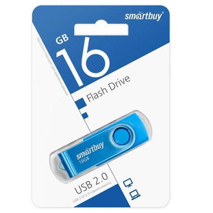 Smartbuy USB-Накопитель 16GB Twist Blue