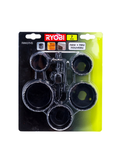 Набор пильных коронок 7 шт. Ryobi RAK07HS 5132002548