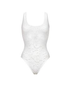 боди Openwork белое