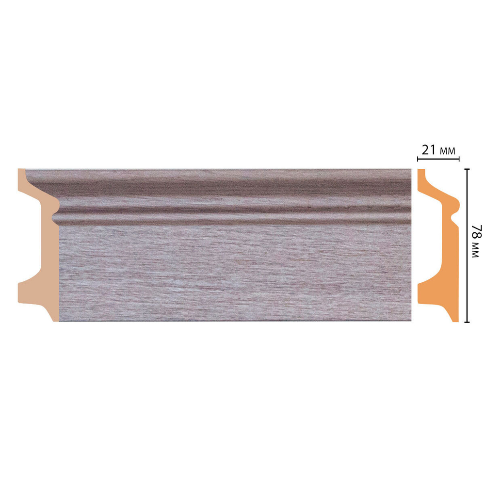 Плинтус Decomaster D122 D122-77 ДМ