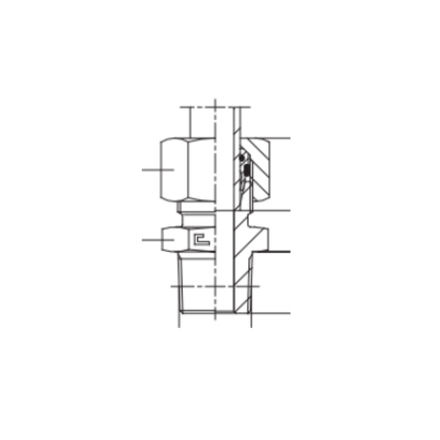 Штуцер FC DL06 BSPT 1/4" CAST